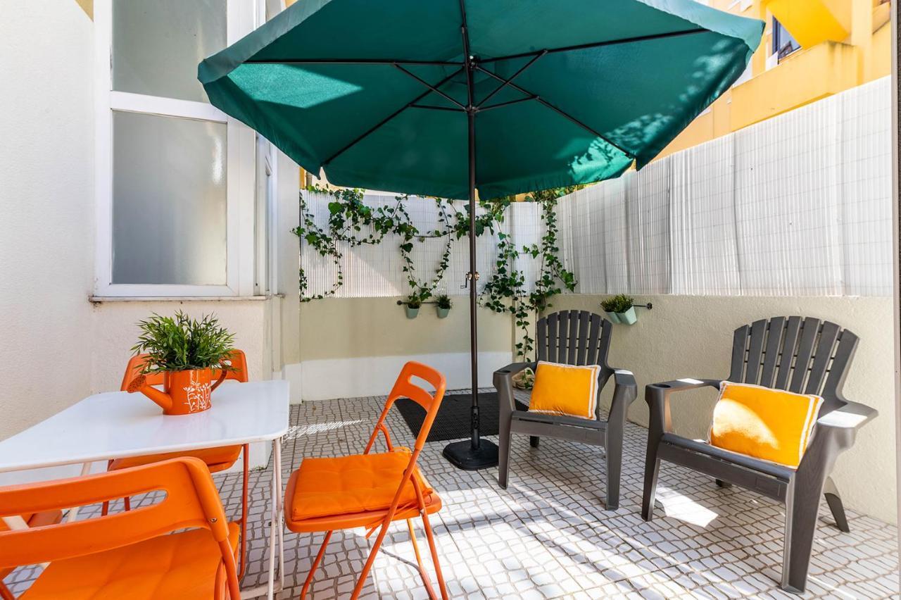 Alm- Spacious. Sunny. Patio. Quiet Area. Fast Wifi Lisboa Dış mekan fotoğraf